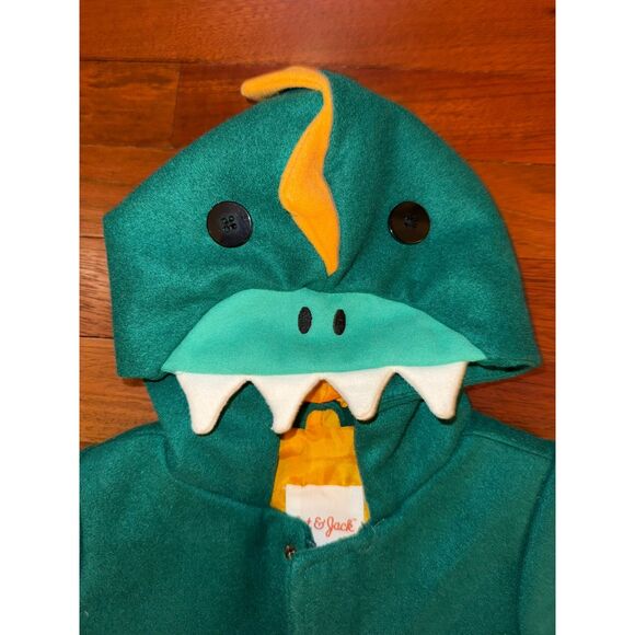 Cat & Jack Dinosaur Hooded Peacoat Jacket - Picture 4 of 5